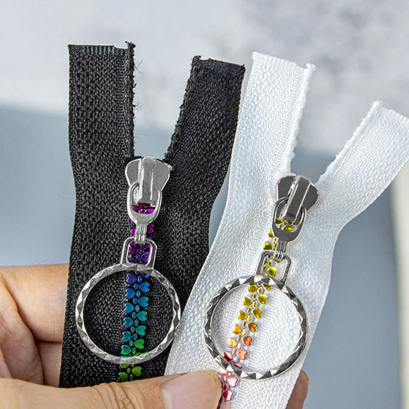 2 шт. 5 # Close-End 15/20/30 см Open-End 40/50/60 полимерные молнии красочные зубные застежки ремонт
