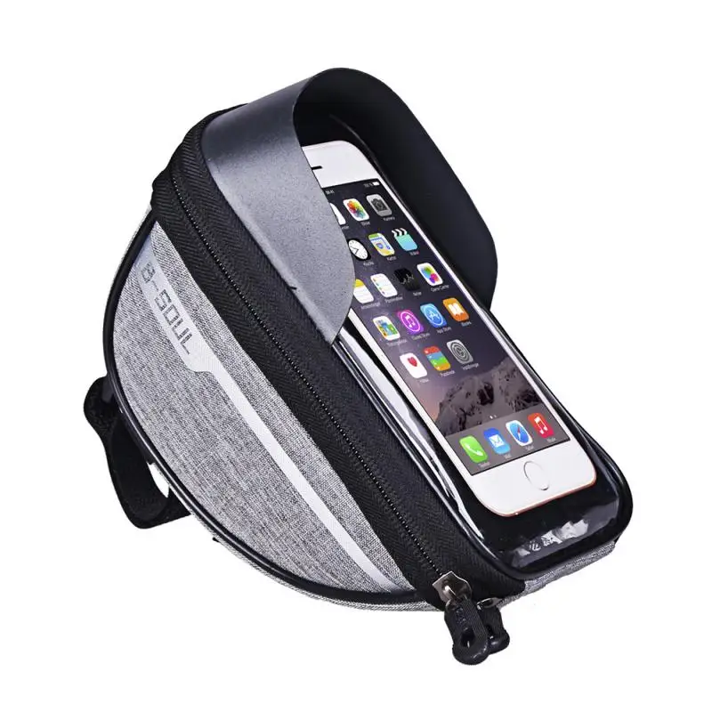 

6.5 Inch Touch Screen Bicycle Bags Rainproof MTB Cycling Bike Head Tube Bag Bicycle Handlebar Cell Mobile Phone Bag Case Holder
