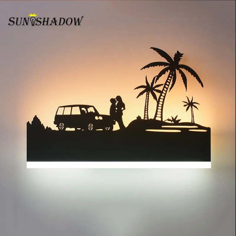 Настенный светильник Sonces светодиодный для украшения дома современный 12