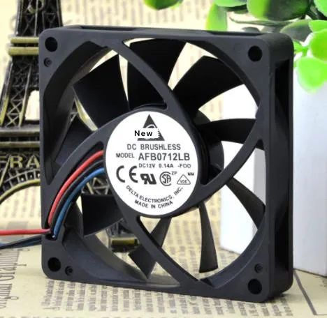 Для Delta Electronics AFB0712LB 5A08 Сервер охлаждающий вентилятор DC 12V 0.14A 80x80x15 мм 3