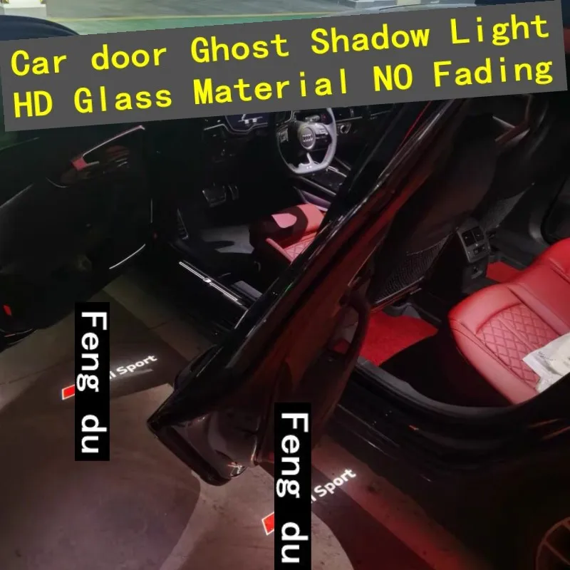 

2 шт. для q3 q5 q7 a6 a4 a7 a8 B8 C7 A3 A1 s3 S4 RS5 TTS HD, не выцветающий Автомобильный Дверной прожектор, призрачный теневой светильник, приветсветильник