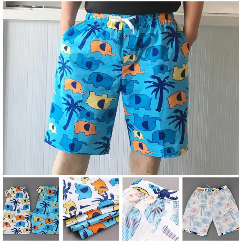 Штаны для мальчиков детские хлопковые пляжные штанишки до колена летние