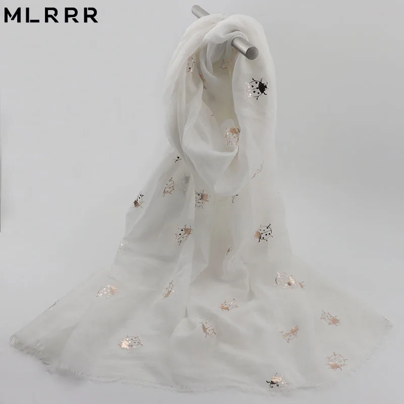 Новый модный Печатный шарф MLRRR большая шаль с горячим тиснением в виде животного