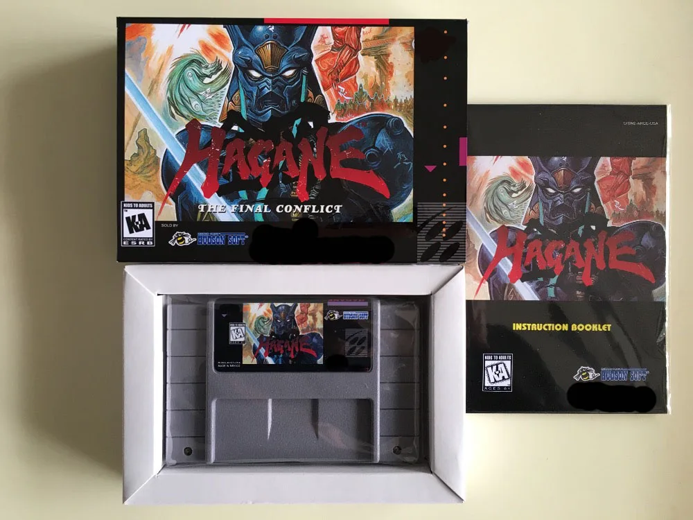 16 битные игры ** Hagane (Американская версия! Коробка + инструкция картридж!)|hagane| |