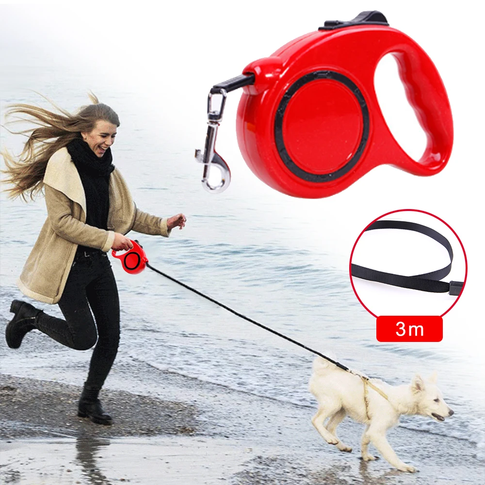 Нейлоновый Поводок для собак износостойкая Выдвижная Автоматическая