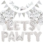 Товары для домашних животных на день рождения, 23 шт.компл., собака, блестящие воздушные шары, баннеры, товары для вечеринки, собака, кошка