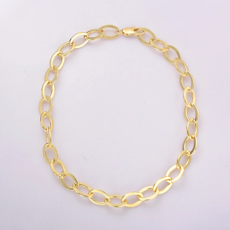 

TOSAKO Necklace Gold Color Sweater Chain Minimalism 2021 Trend Chain Necklace