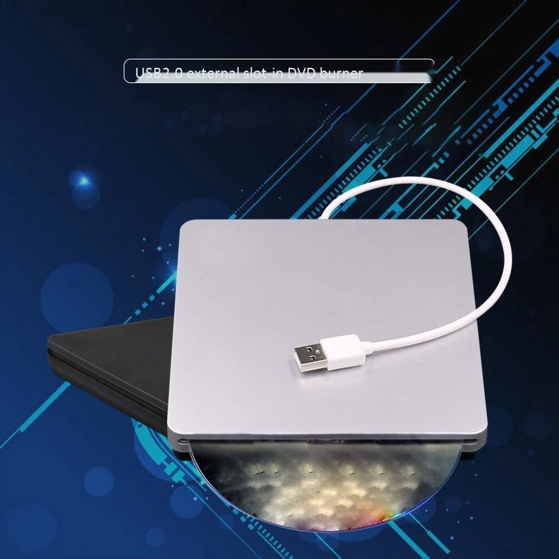 Внешний CD DVD привод Ультратонкий USB горелка проигрыватель для ноутбука Mac