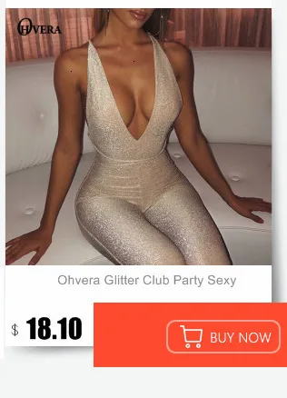 Ohvera Спагетти ремень Bodycon Комбинезоны для женщин сексуальный комбинезон с открытой спиной женский элегантный комбинезон