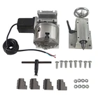 Вращающаяся ось ЧПУ, ось А, ось 4, задняя часть с зажимом 34 80100130 мм, патрон для фрезерной головки ЧПУ