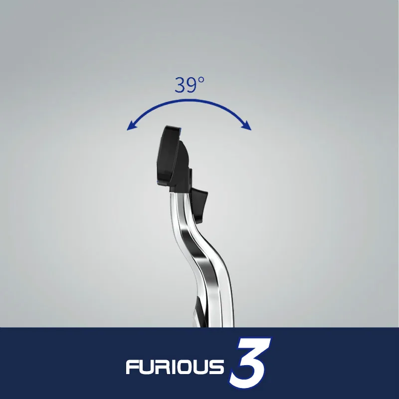 DDPGGL Furious 3 ручная Бритва для мужчин Сменное лезвие мытья тела Mach 4 шт./лот слоя