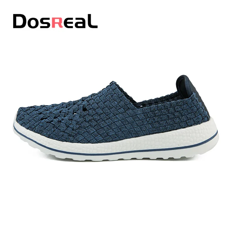 Dosreal женские тканые туфли без каблуков Балетки на плоской подошве весенние