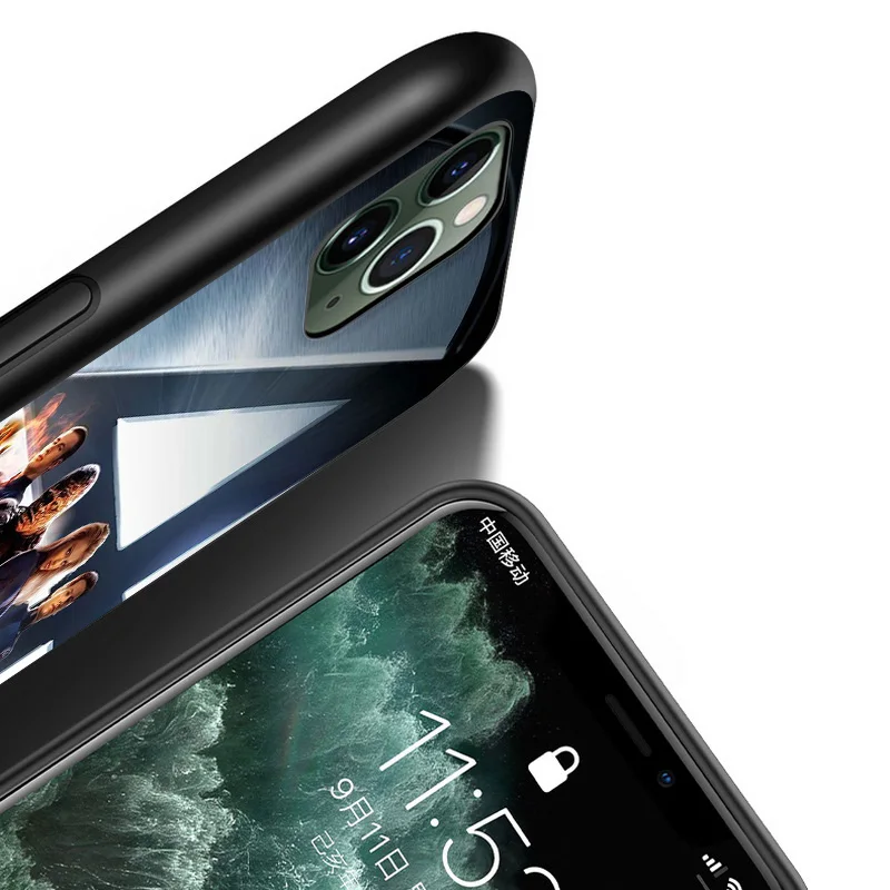 

Marvel Avengers Super Hero Fantastic Four For Apple iPhone 12 11 XS Pro Max Mini XR X 8 7 6 6S Plus 5 SE 2020 Black Phone Case