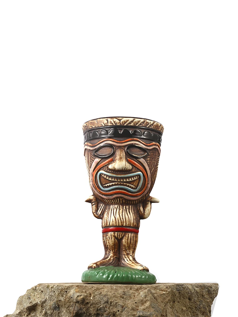 260 мл керамическая кружка Tiki креативная фарфоровая для пива вина барные