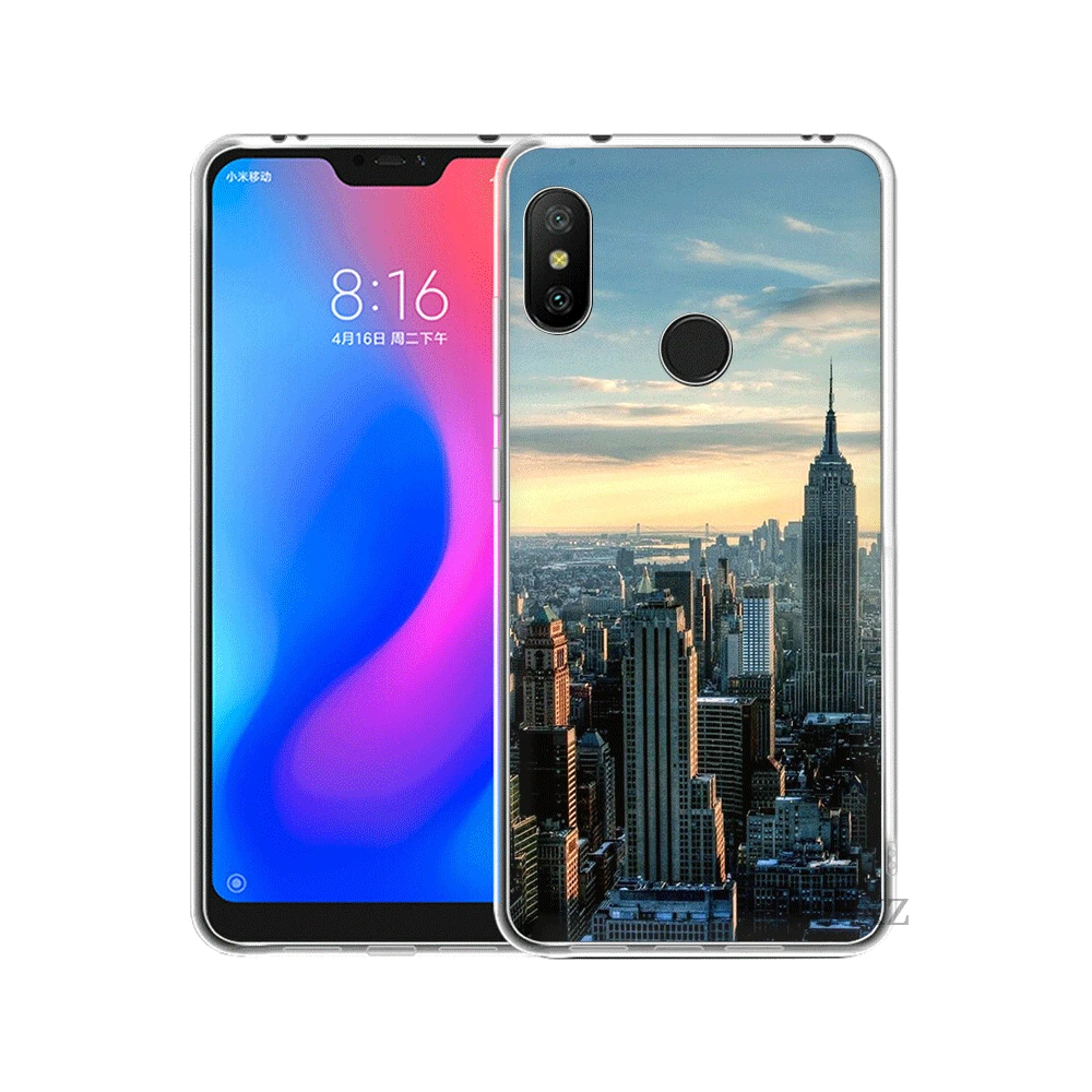 Чехол для мобильного телефона Xiaomi Redmi Note 6 7 Pro 5A 4 4X3 5 Жесткий NYC Нью-Йорк городской