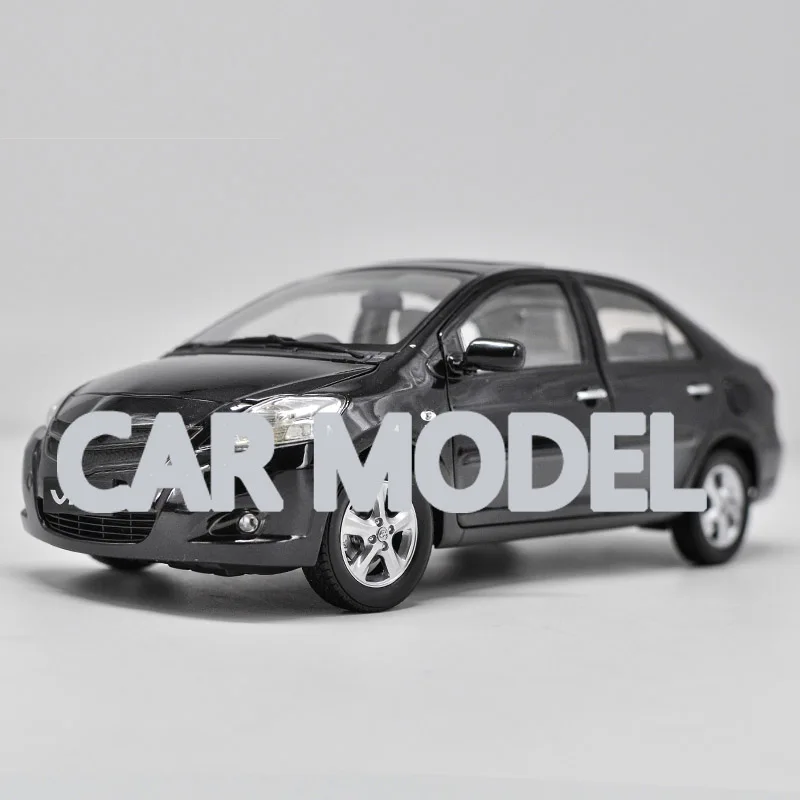 Черный 1:18 Масштаб сплава игрушечных транспортных средств fengtian VIOS модель автомобиля Детские игрушечные машинки авторизованный игрушки для детей - Цвет: Черный