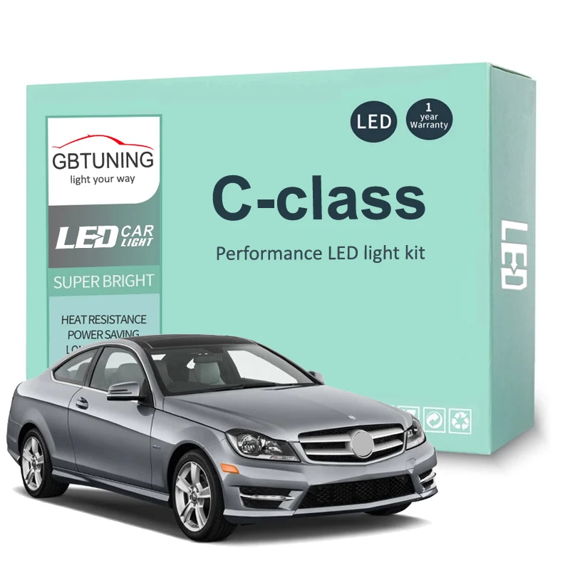 

Комплект светодиодных ламп для салона Mercedes Benz C Class W202 W203 W204 W205 S203 S204 C203 C204