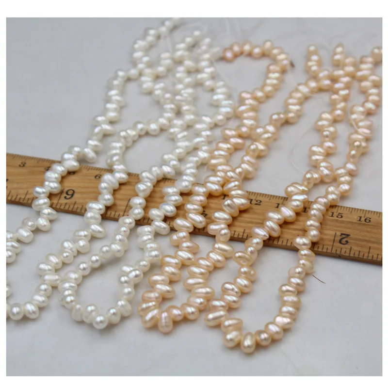 Бусины Из Натурального пресноводного жемчуга бусины россыпью с ручным