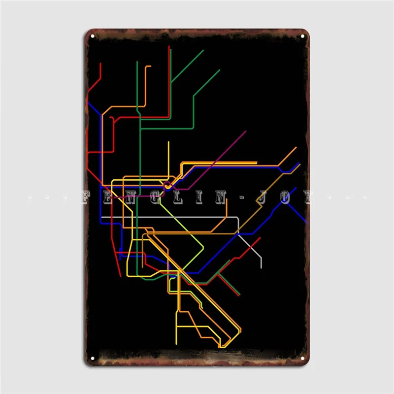

Металлический знак Nyc Subways, клубный кинотеатр, дизайнерское украшение гаража, оловянный плакат