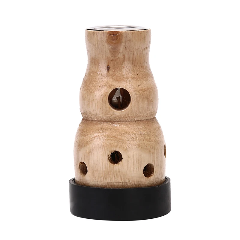 1 set Wooden Gourd Moxa Mugwort Moxibustion Box Gourd Device Massage Burner Roll Set Wormwood Artemisia Acupuncture Moxa