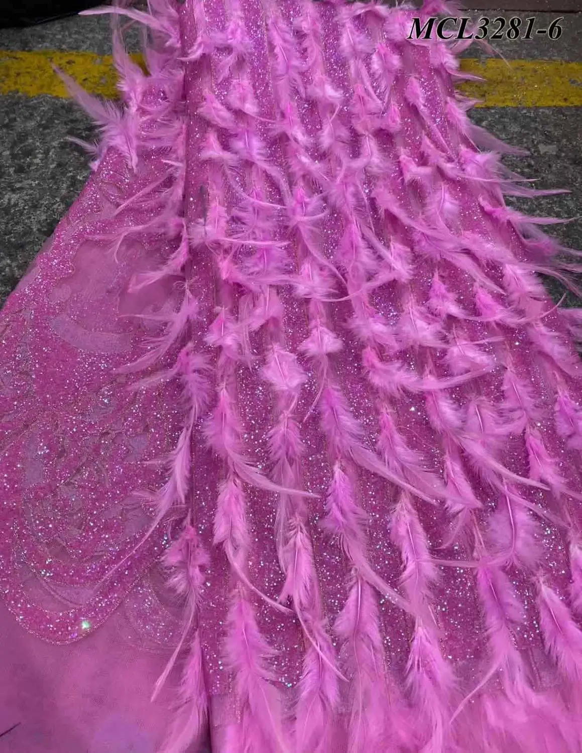 Оптовая продажа Зеленый Французский шитье 3D вышитый цветок из бисера с жемчугом