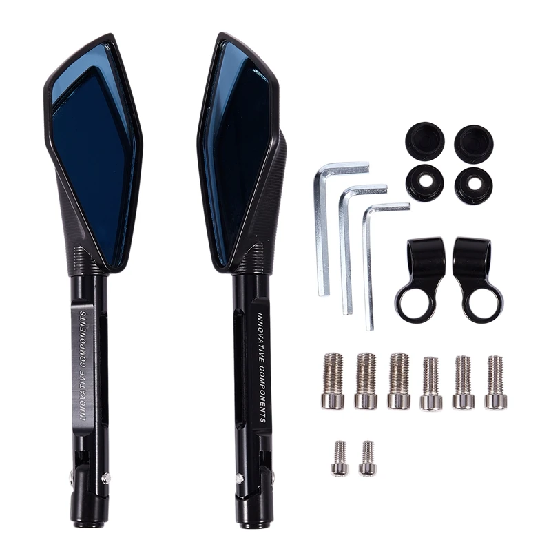 Зеркало заднего вида CNC пятиугольная короткая штанга Отражатель из алюминиевого