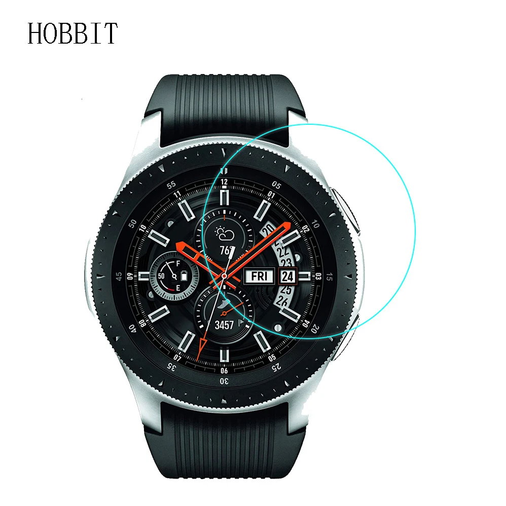 Защита экрана из закаленного стекла для samsung Galaxy Watch 46 мм, умные часы с защитой от царапин 0,3 мм 2.5D 9 H, прозрачная стеклянная пленка