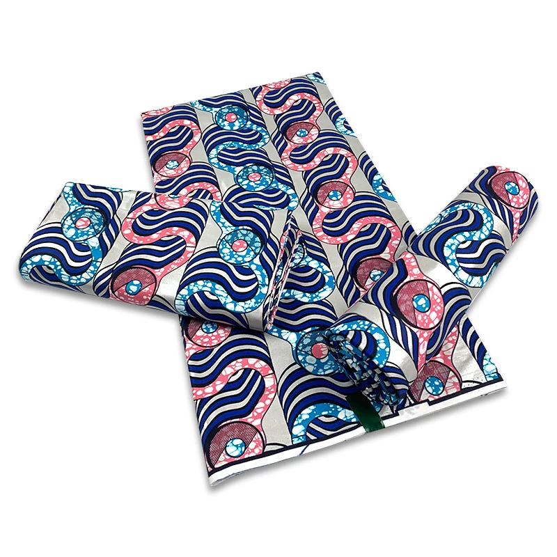 

New Arrival Gold Wax Prints African Ankara Fabric Soft Golden Cotton Pagne High Quality Nigerian Real Wax Ghana Sewing Dresses