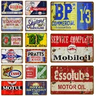 Гараж Декор моторное масло Оловянная табличка металлический Винтаж Металлический Знак Бар Паб АЗС человек пещера декор стен декоративная тарелка YL059