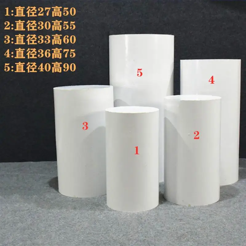 

Art Decor Plinths Pillars for DIY Wedding Decorations White Round Cylinder Pedestal Display Holiday Cake Stand