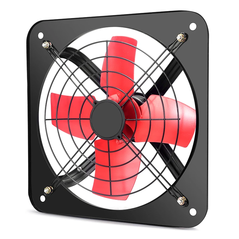 Кухонный вытяжной вентилятор 10/12/14 дюймов настенный для окон Мощный ванной дома