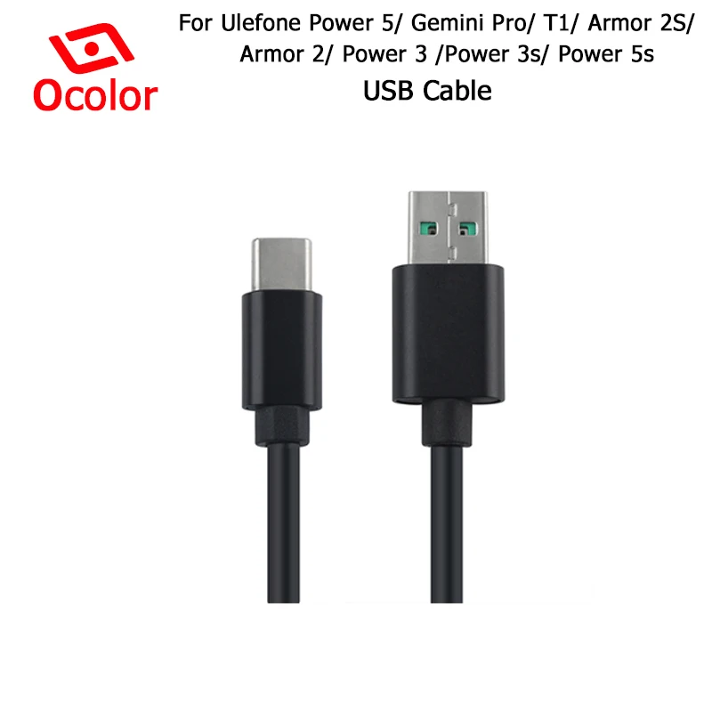 USB кабель ocolor для Ulefone Power 5 Gemini Pro T1 сменный Armor 2S 2 3 3s|Шлейфы мобильных телефонов| |