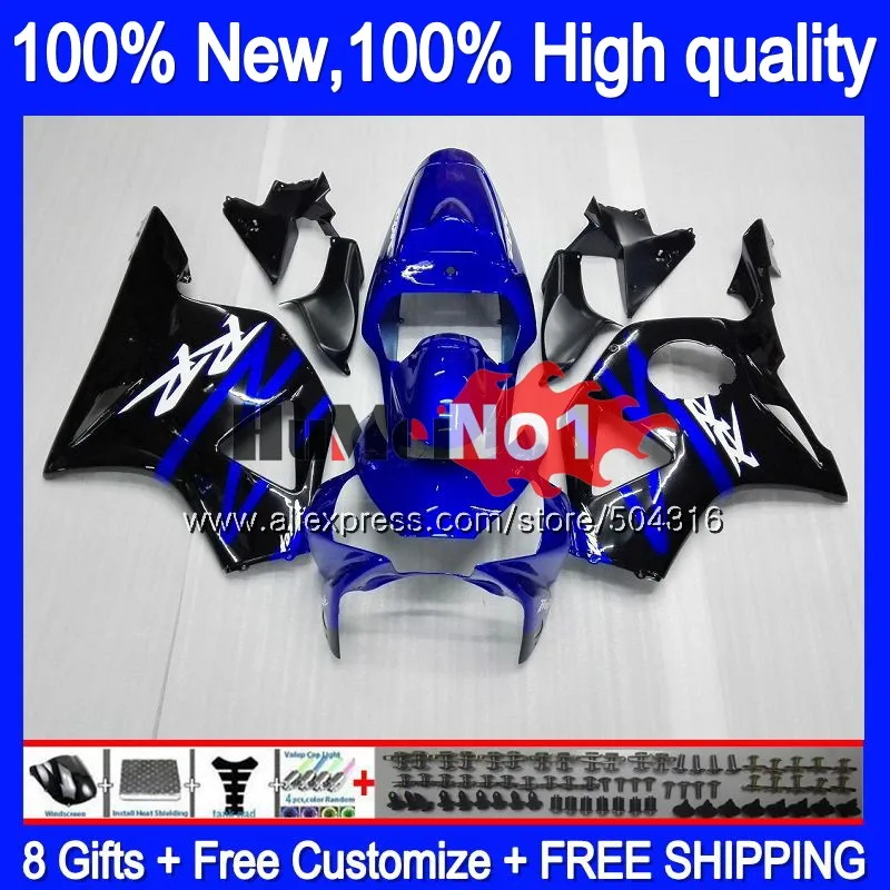 

Body For HONDA CBR900RR CBR 900 954 RR CBR900 CC CBR954 RR 45MC.6 CBR 954RR 900RR CBR954RR 2002 2003 02 03 Blue black Fairing