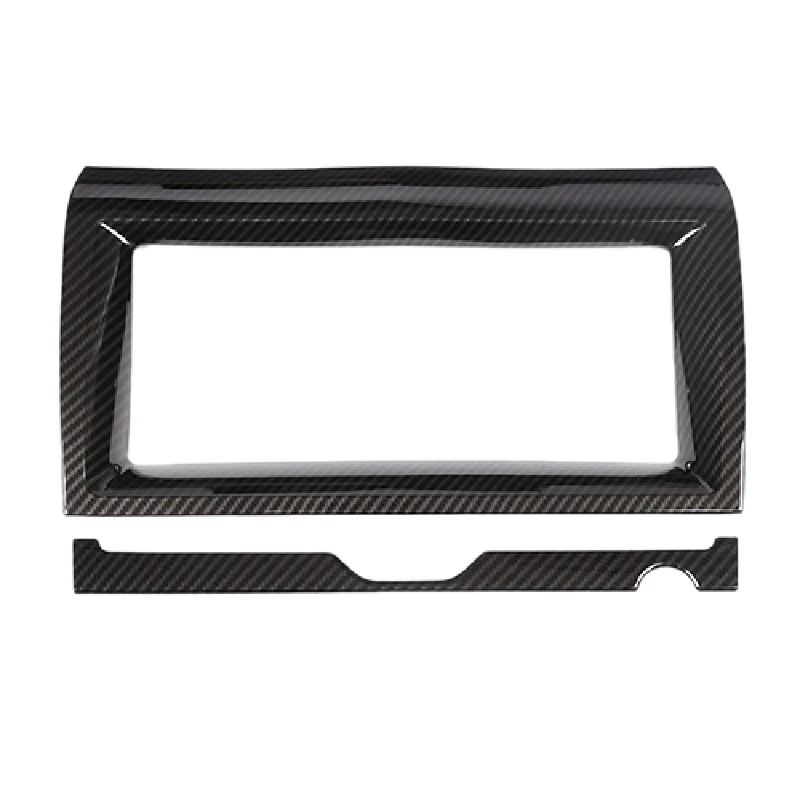 

Carbon Fiber Style ABS Car Interior Navigation Frame Trim for Jaguar E-PACE E PACE 2018 2019 Accessories and Parts
