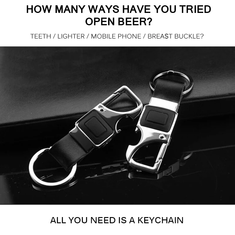 Многофункциональный автоматический брелок для ключей из цинкового сплава
