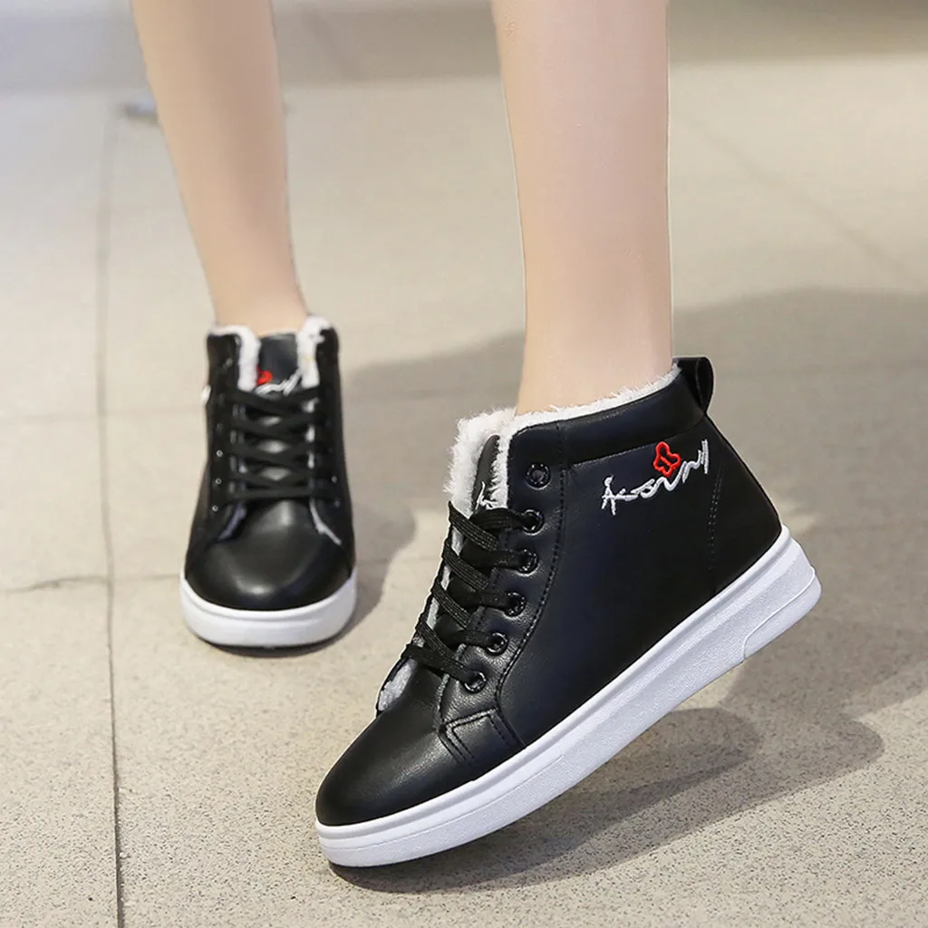 Женские плюшевые кроссовки SAGACE модные повседневные мягкие теплые на плоской