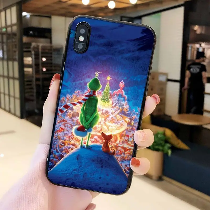 

NBDRUICAI How the Green ofMonster Grinch Stole Christmas Phone Case for iPhone 11 pro XS MAX 8 7 6 6S Plus X 5 5S SE XR case