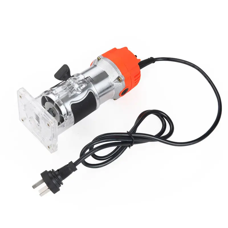

2300W 20000rpm Wood Electric Trimmer Woodworking Electric Hand Trimmer Wood Laminator Edge Trimmer Milling Slotting Machine+box