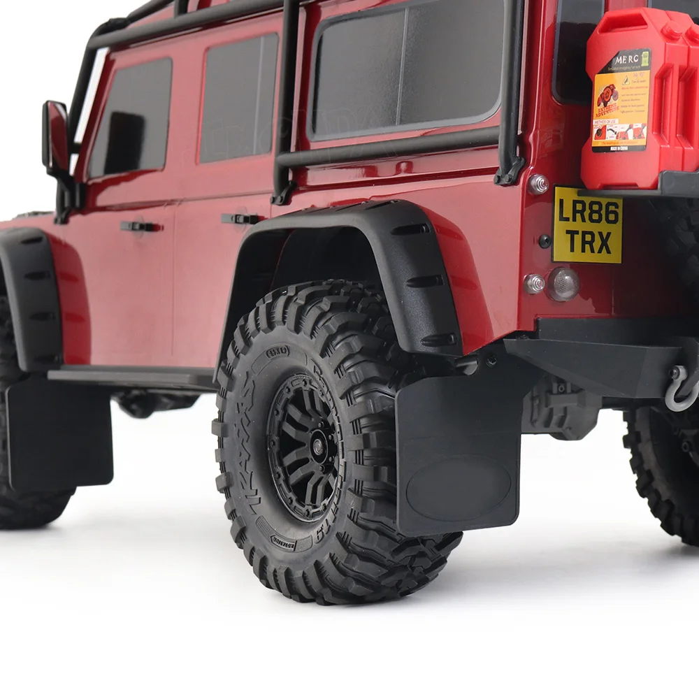 TRX4 Брызговики переднее и заднее резиновое крыло для 1/10 RC Crawler Traxxas Defender Bronco