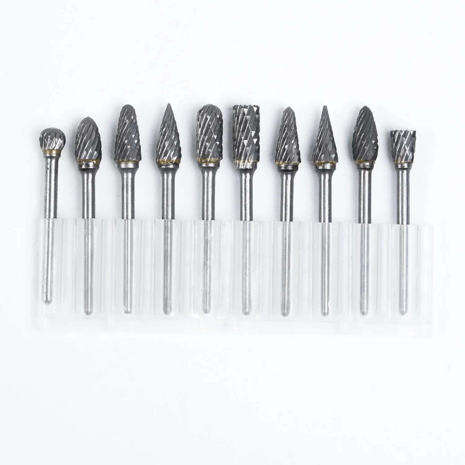 

10pcs Tungsten Carbide Cutter Rotary Burr CNC Engraving Bit Safe Reliable.