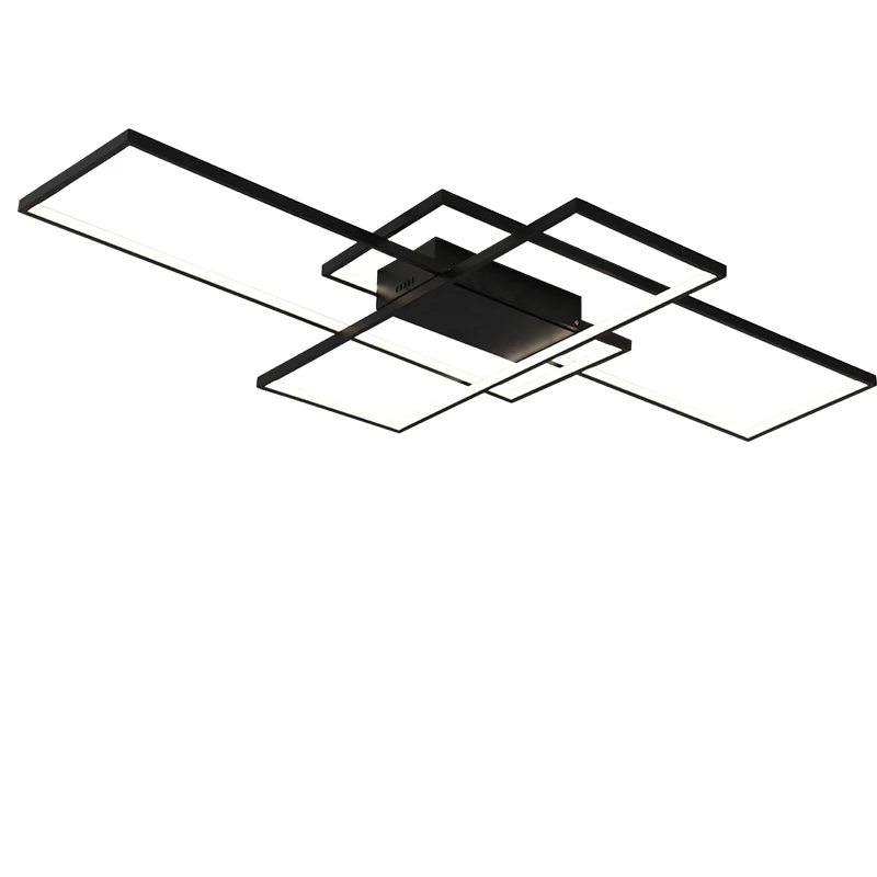 

NEO Gleam Rectangle Aluminum Modern Led ceiling lights for living room bedroom AC85-265V White/Black Ceiling Lamp Fixtures