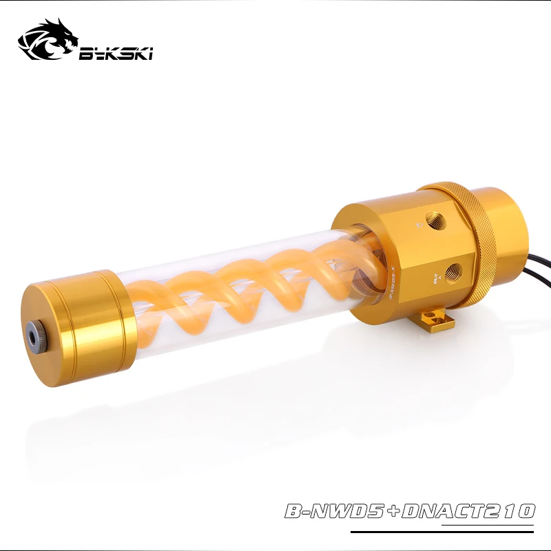 Bykski B NWD5 + DNACT 140 мм 210 3 8 м 1100л/ч т вирусный резервуар насос D5 водяной насос|Кулеры и