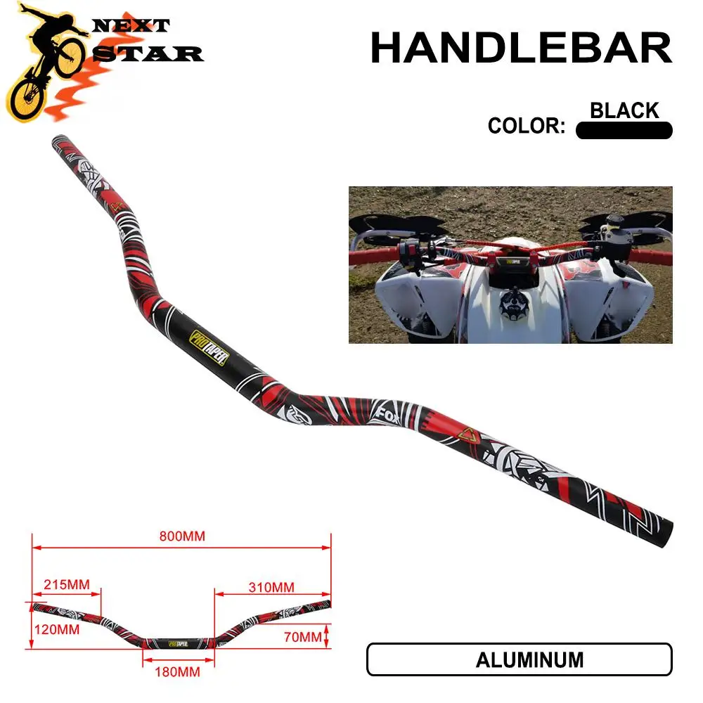 

Metal Pack Fat Bar 1-1/8" 28mm PROTAPER Handlebar Dirt Pit Bike Motocross Motorcycle For KTM Honda CRF KLX EXC YZF WRF RMZ Black
