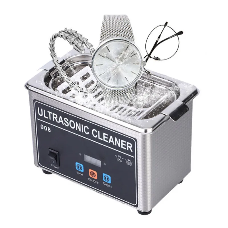 

Ultrasonic Cleaners 35w 800ml Household Digital Stainless Steel Basket 110V 220V Ultrasound Cleaning For Denture Watches Glasses