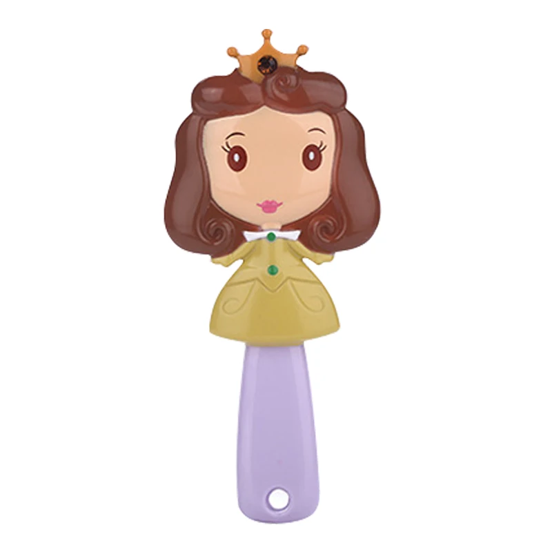 Дисней Принцесса замороженная щетка для волос brosse cheveux Kids нежная Антистатическая щетка кудрявый клубок Русалка щетина ручка Клубок Расческа - Цвет: 11