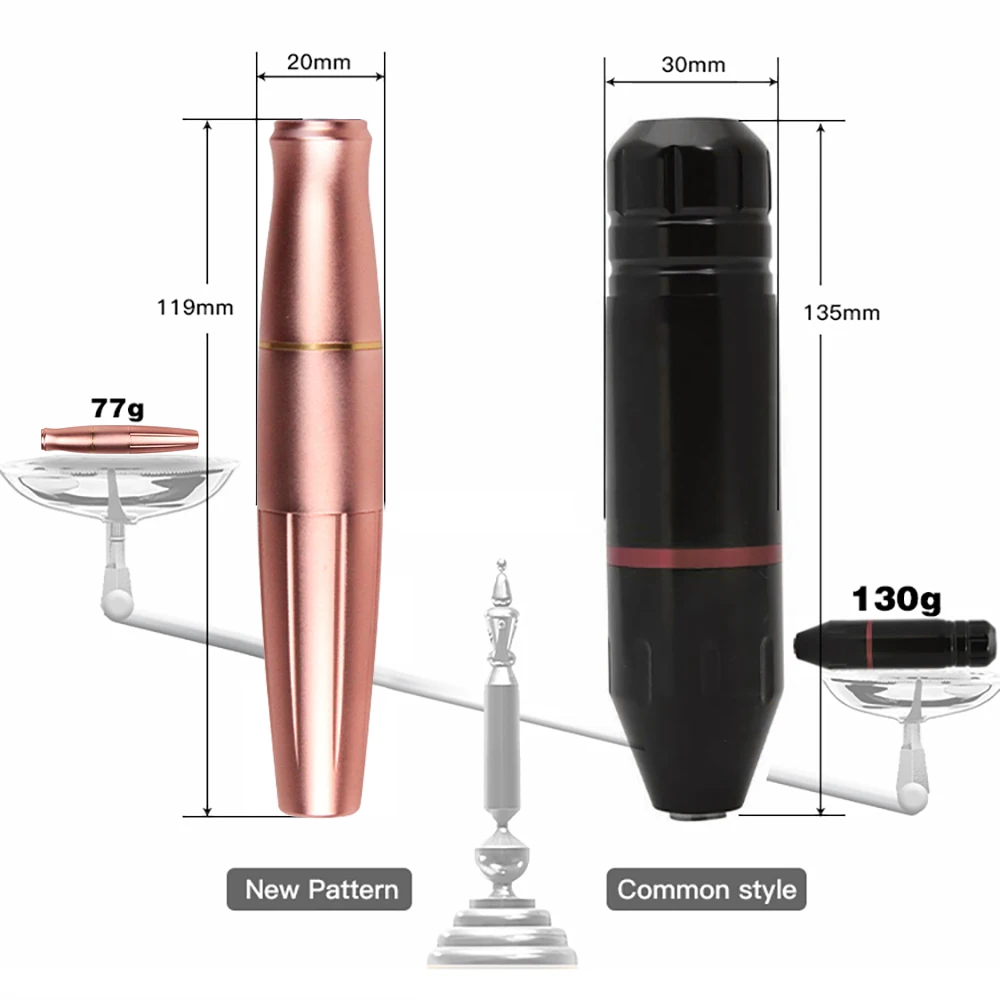 BMX розовая пму машина ручка роторная тату с иглами Перманентный макияж для Miroblading