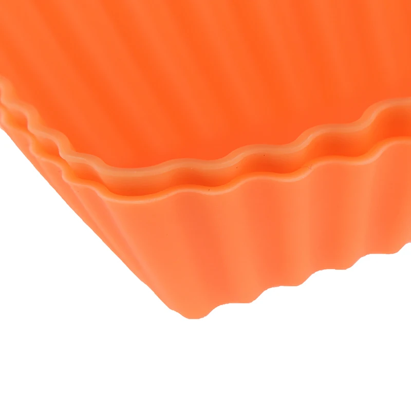 

12pcs Silicone Cake Mold Rectangle Shaped Muffin Cupcake Baking Molds Kitchen Cooking Bakeware Maker DIY Cake Decorating Tools