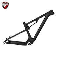 2021 new come am29 all mountain bicycle mtb carbon frame soft tail full suspension boost 148mm thru axle without rear shock