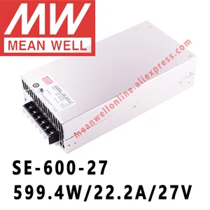SE-600-27 Mean Well 599.4W/22.2A/27V DC Single Output Power Supply meanwell online store