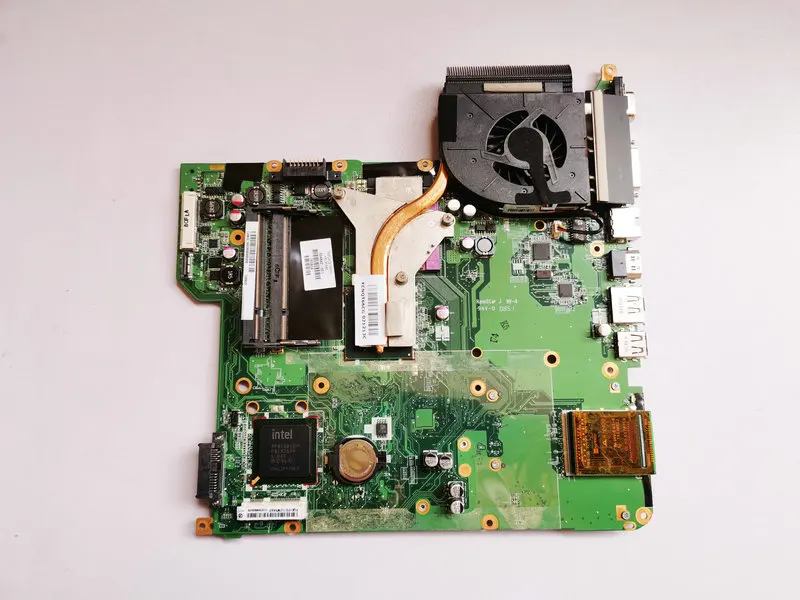 Для HP DV5 материнская плата для ноутбука + ЦП радиатор 504642 001 GM45 вместо 482324 482325 502638